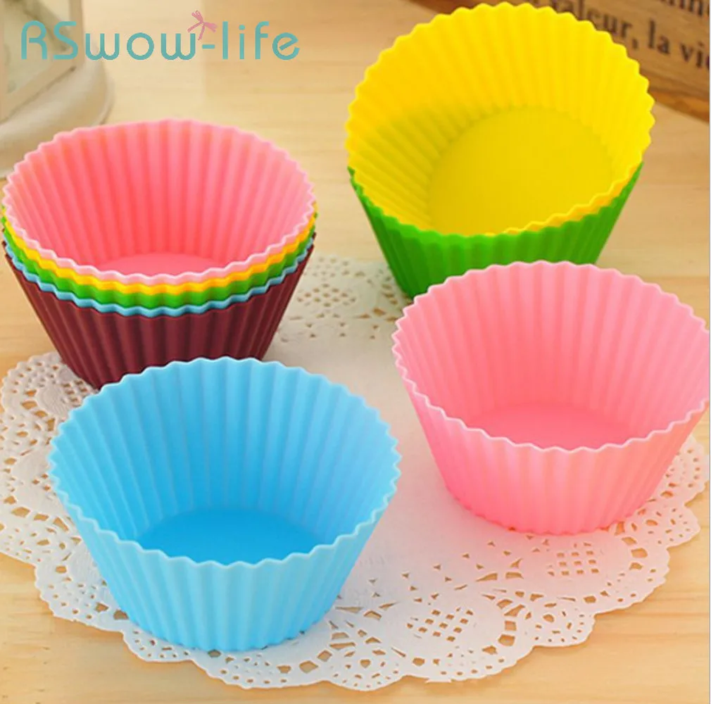 10Pcs Silicone Muffin Cup High Temperature 7cm Round Silicone Muffin Cup Baking Cake Mold For Bakery Tools
10Pcs Silicone Muffin Cup High Temperature 7cm Round Silicone Muffin Cup Baking Cake Mold For Bakery Tools