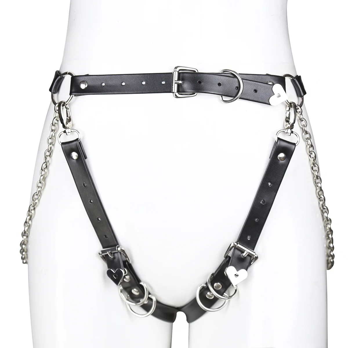 Sexy Fetish Crotchless Chastity Panties PU Leather Harness G-string Hollow Out Lingerie Underwear Heart Pin Buckle Chastity Belt
Sexy Fetish Crotchless Chastity Panties PU Leather Harness G-string Hollow Out Lingerie Underwear Heart Pin Buckle Chastity Belt