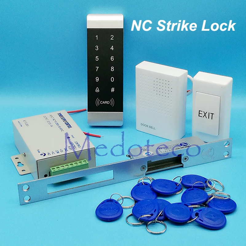 125khz Rfid Access Control System Kit for Narrow Door Touch keypad Access Control+NC Electric Strike Lock +Access Power Supply
125khz Rfid Access Control System Kit for Narrow Door Touch keypad Access Control+NC Electric Strike Lock +Access Power Supply