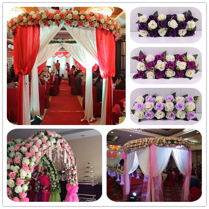 Multi-color rose flower decoration wedding decorative flower arch artificial rose road lead wedding flower decoration 10pcs/lot
Multi-color rose flower decoration wedding decorative flower arch artificial rose road lead wedding flower decoration 10pcs/lot