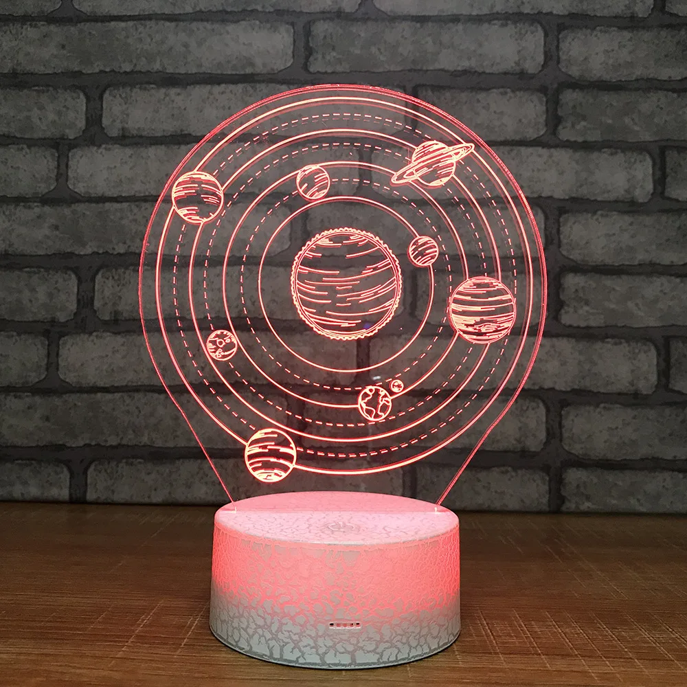Universe 3D LED RGB Night Light 7 Color Change Desk Light Action Figures 104 Boys Girls Christmas Toys
Universe 3D LED RGB Night Light 7 Color Change Desk Light Action Figures 104 Boys Girls Christmas Toys