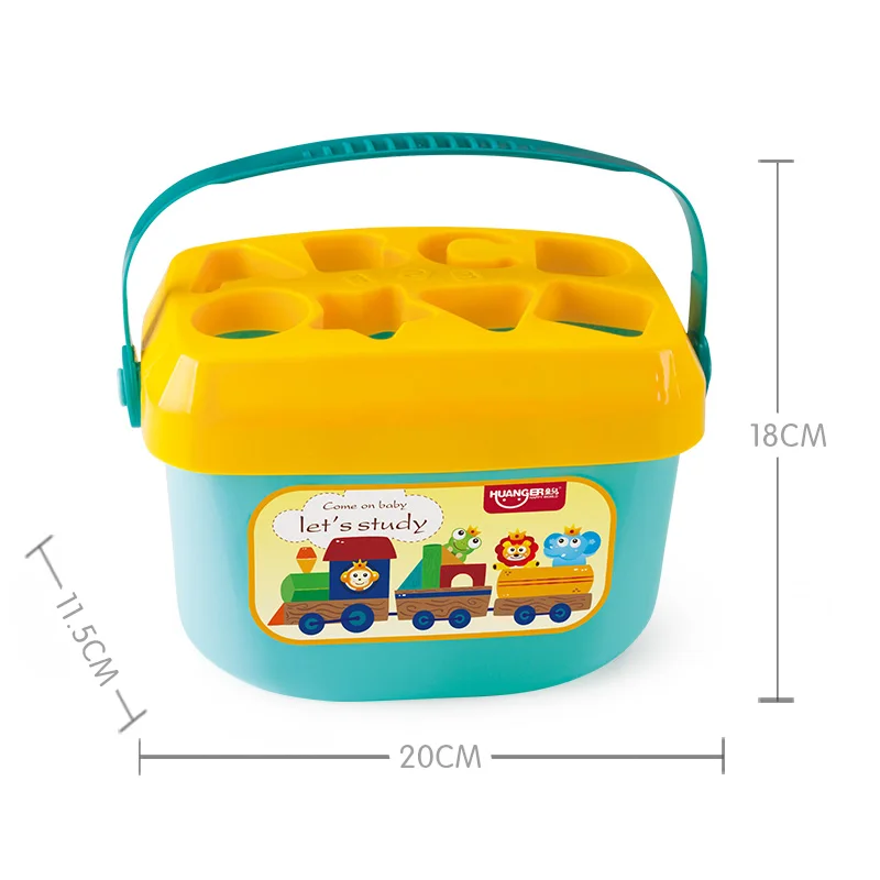 Huanger Baby First Blocks Colour&Shape Toy over 3 month For Children Educational Sorting Box Unisex Rattle Mobiles Happy Gift
Huanger Baby First Blocks Colour&Shape Toy over 3 month For Children Educational Sorting Box Unisex Rattle Mobiles Happy Gift
