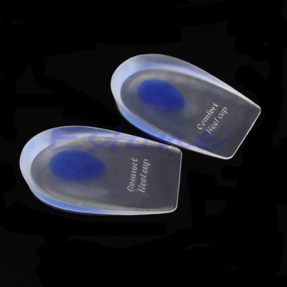 THINKTHENDO Gel Shoes Pads Cushion Heel Cup Insoles Massager Inserts Heel Pain Spur Silicone Male
THINKTHENDO Gel Shoes Pads Cushion Heel Cup Insoles Massager Inserts Heel Pain Spur Silicone Male
