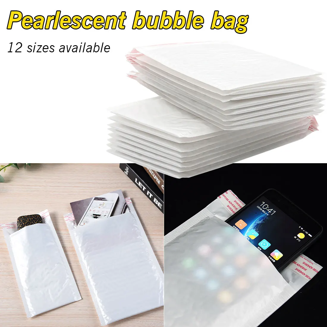 10pcs Envelope Shock Bag Packing Transportation Bags 12 Size Bubble Film Pearl Shipping Bags
10pcs Envelope Shock Bag Packing Transportation Bags 12 Size Bubble Film Pearl Shipping Bags