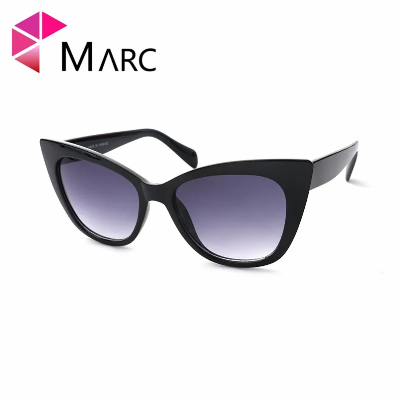 MARC 100% UV400 женские солнечные очки Oculos Очки градиент Gafas Sol классический Пластик