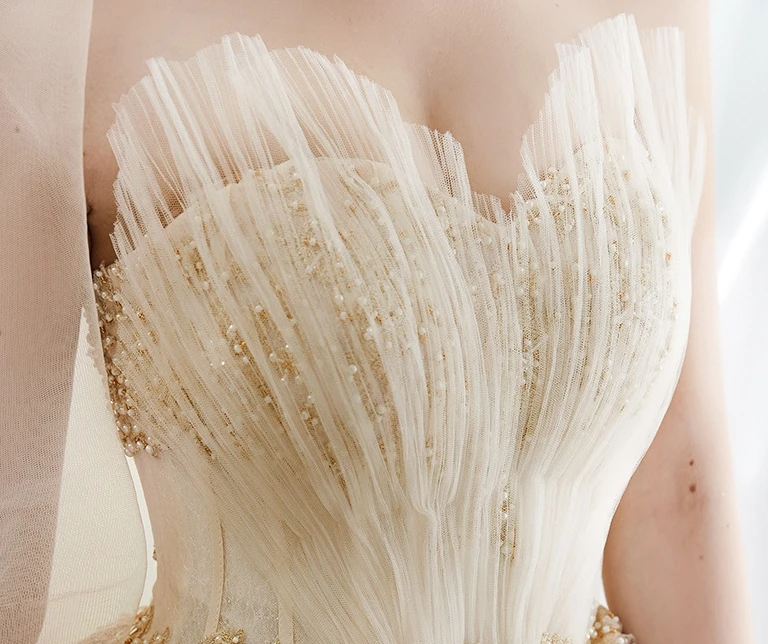 Elegant Champagne Lace Dress 2019 Strapless Princess Bridal Gown Vintage Tulle Boho Wedding Gown Robe de mariee Vestido Novia
Elegant Champagne Lace Dress 2019 Strapless Princess Bridal Gown Vintage Tulle Boho Wedding Gown Robe de mariee Vestido Novia