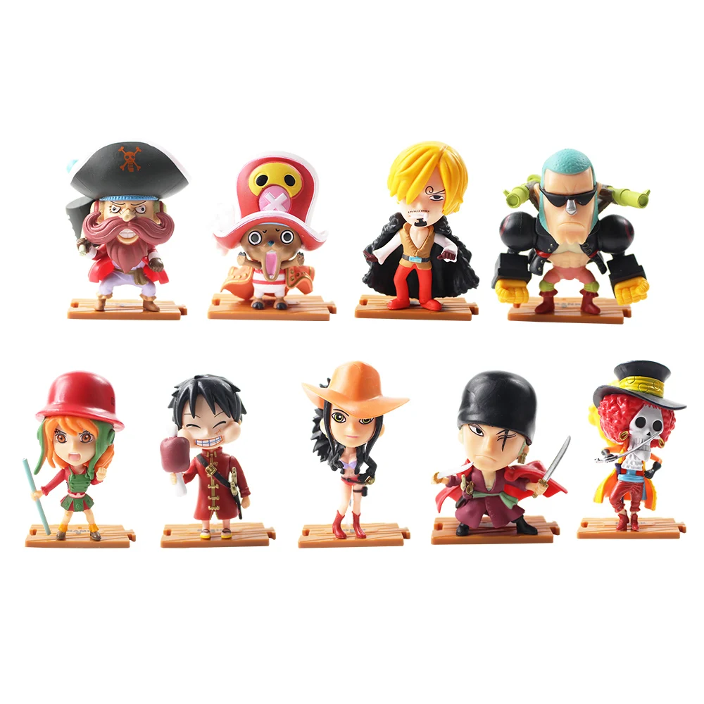 9 шт./лот 9 см, Luffy Nami Sanji Chopper Zoro Hancock Q Version, ПВХ экшн-фигурка, Коллекционная модель, игрушка в подарок
9 шт./лот 9 см, Luffy Nami Sanji Chopper Zoro Hancock Q Version, ПВХ экшн-фигурка, Коллекционная модель, игрушка в подарок