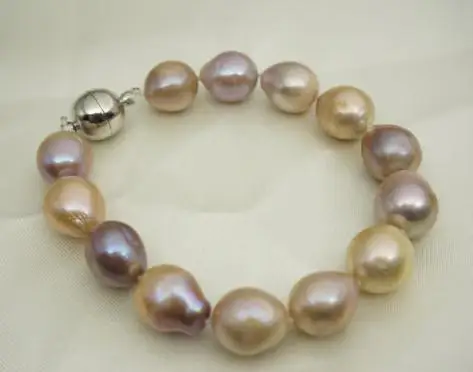 Huge Nucleated Bracelet , Natural Baroque Pink Pearl Bracelet,Real Freshwater Pearl Jewelry,Christmas Gift Bracelet,Magnet Clasp
Huge Nucleated Bracelet , Natural Baroque Pink Pearl Bracelet,Real Freshwater Pearl Jewelry,Christmas Gift Bracelet,Magnet Clasp