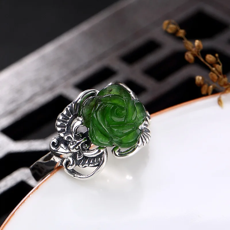 Rose Limited Women Jasper Party Anel Feminino 2018 New S925 Sterling Antique Mosaic And Bats Rose Opening Ring Rings Wholesale
Rose Limited Women Jasper Party Anel Feminino 2018 New S925 Sterling Antique Mosaic And Bats Rose Opening Ring Rings Wholesale