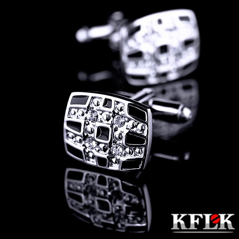 KFLK Jewelry Brand Black Cuff link Wholesale designer Buttons High Quality Retro shirt cufflinks for mens sale guests
KFLK Jewelry Brand Black Cuff link Wholesale designer Buttons High Quality Retro shirt cufflinks for mens sale guests