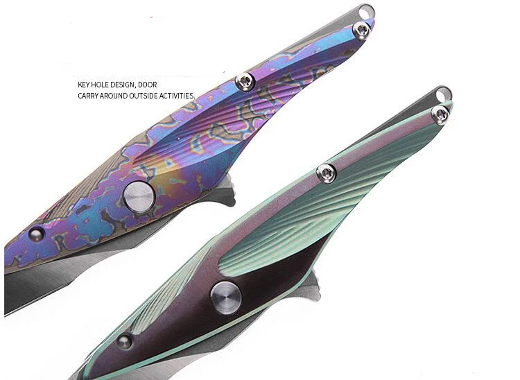 LLxxmm New S35VN blade TC4 titanium handle outdoor camping hunting Tactical pocket kitchen fruit folding knife EDC tools | Инструменты