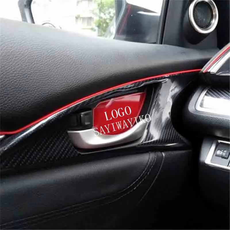 4 шт., декоративные накладки на внутреннюю дверную ручку для Honda Civic 2016 2017 2018 10
4 шт., декоративные накладки на внутреннюю дверную ручку для Honda Civic 2016 2017 2018 10
