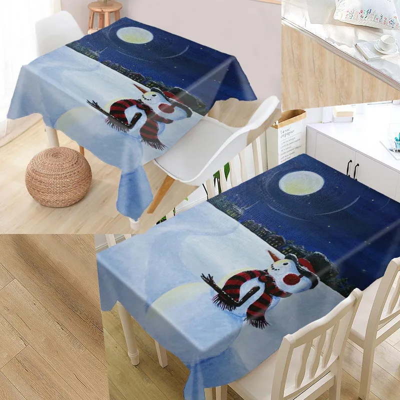 Custom snowman painting Pattern Tablecloth Waterproof Oilproof Rectangular Home Wedding Tablecloth Textiles
Custom snowman painting Pattern Tablecloth Waterproof Oilproof Rectangular Home Wedding Tablecloth Textiles