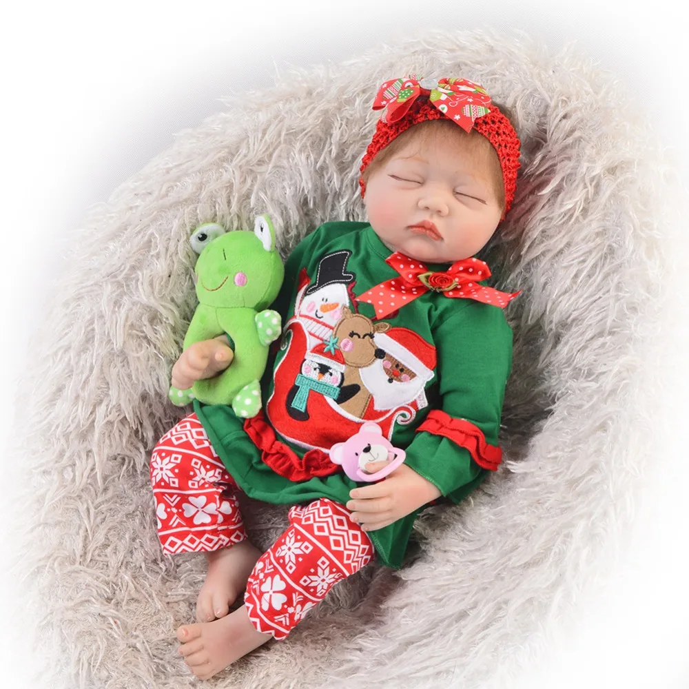 Reborn baby silicone dolls toys 22inch 55cm cloth body hair rooted newborn girl toddler babies alive doll DollMai brand baby do
Reborn baby silicone dolls toys 22inch 55cm cloth body hair rooted newborn girl toddler babies alive doll DollMai brand baby do