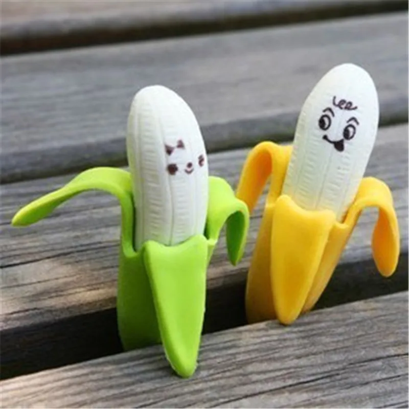 2pcs Novelty Kawaii Cute Banana Eraser Kids Fruit Pencil Rubber Toy School Office Supply Student Artist Drawing Stationery Gift
2pcs Novelty Kawaii Cute Banana Eraser Kids Fruit Pencil Rubber Toy School Office Supply Student Artist Drawing Stationery Gift