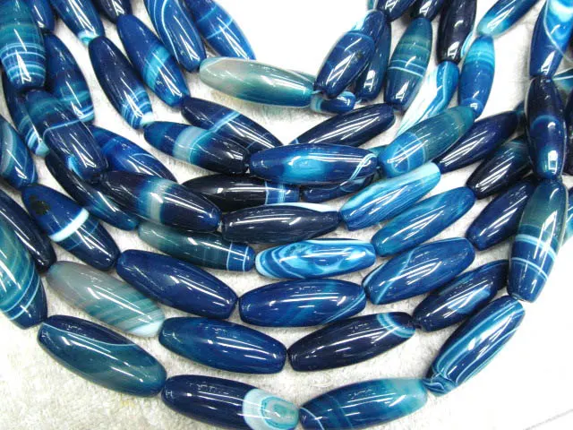 batch gergous natural agate bead rice egg blue veins crystal jewelry beads 10x30mm--5strands 16inch
batch gergous natural agate bead rice egg blue veins crystal jewelry beads 10x30mm--5strands 16inch
