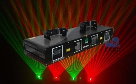 4 head Red+Green Laser Light DMX |