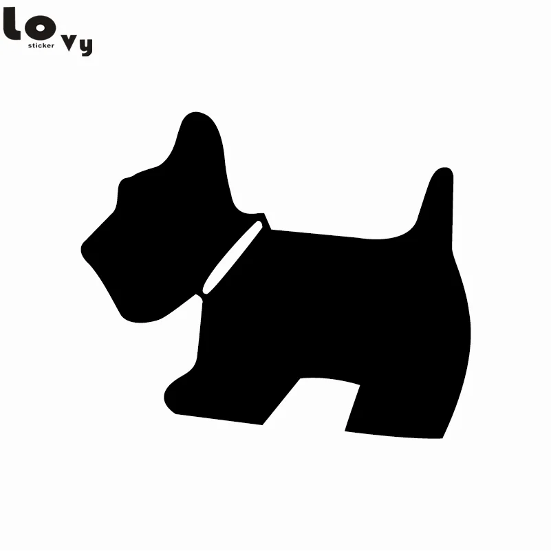 Милый Cuddle Puppy виниловая Автомобильная мультяшная наклейка животное кузов машины