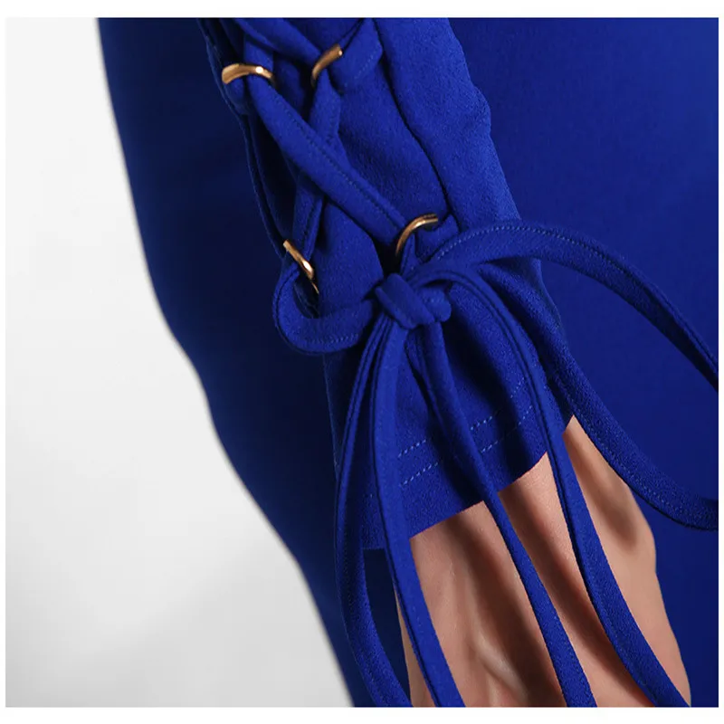 New Autumn Women Dresses Vestido Fashion Slim Sexy Hollow Out V-Neck Bandage Full Sleeve Elastic Dress For Women Solid One-Piece
New Autumn Women Dresses Vestido Fashion Slim Sexy Hollow Out V-Neck Bandage Full Sleeve Elastic Dress For Women Solid One-Piece