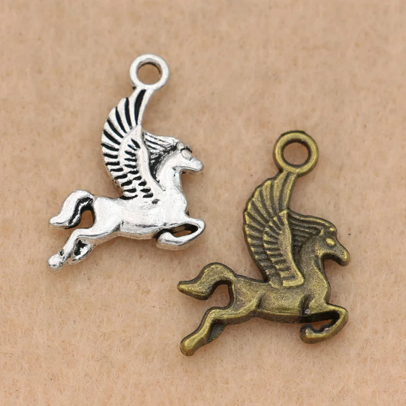 10Pcs Antique Silver Plated Horse Flying Charms Pendants Jewelry Making Bracelet Necklace Handmade 22x16mm
10Pcs Antique Silver Plated Horse Flying Charms Pendants Jewelry Making Bracelet Necklace Handmade 22x16mm