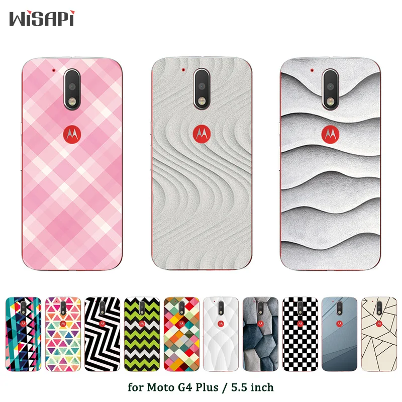 Фото Для Motorola Moto G4/G4 Plus Чехлы квадратный чехол для телефона с принтом задняя крышка 5