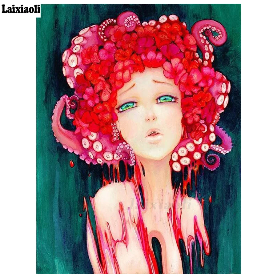 5D Diy Diamond Painting Cross Stitch Cartoon Octopus Girl Diamond Embroidery sale cute girl Full Drill Diamond Mosaic room decor
5D Diy Diamond Painting Cross Stitch Cartoon Octopus Girl Diamond Embroidery sale cute girl Full Drill Diamond Mosaic room decor