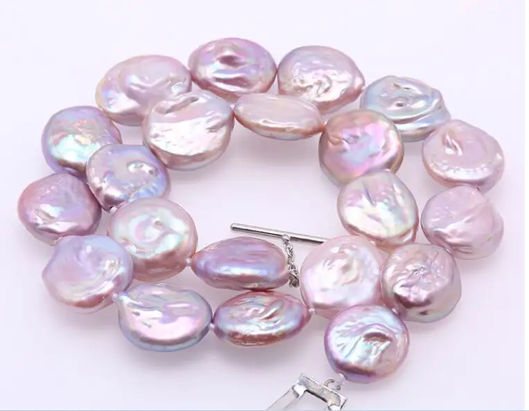 Women Jewelry natural pearl 20mm purple slice baroque freshwater pearl necklace gift 17'' 42cm
Women Jewelry natural pearl 20mm purple slice baroque freshwater pearl necklace gift 17'' 42cm