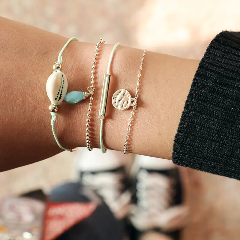 For Women Wedding Jewelry Zircon Hollow Heart Star Bracelets Boho Map Plane Shell Mountain Bracelet&Bangle Engagement Gifts
For Women Wedding Jewelry Zircon Hollow Heart Star Bracelets Boho Map Plane Shell Mountain Bracelet&Bangle Engagement Gifts