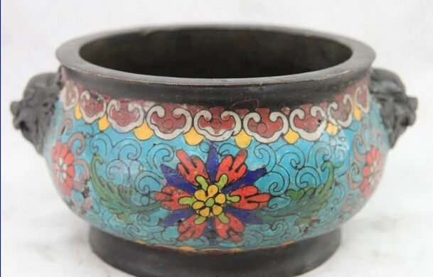 Песня voge gem S1629 Китайский Королевский Бронза Медь Cloisonne эмаль Собака Лев Ладан курильница
Песня voge gem S1629 Китайский Королевский Бронза Медь Cloisonne эмаль Собака Лев Ладан курильница