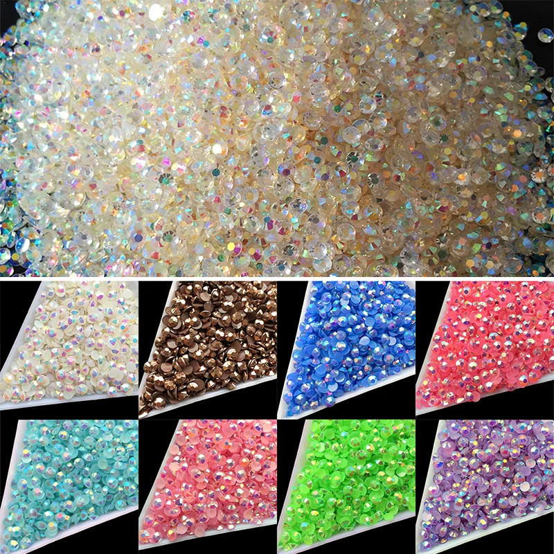 Wholesale 22 Colors Jelly Laser Crystal SS12 AB 3mm Flatback Rhinestones crystal facet resin 1000pcs/bag nail art beads
Wholesale 22 Colors Jelly Laser Crystal SS12 AB 3mm Flatback Rhinestones crystal facet resin 1000pcs/bag nail art beads