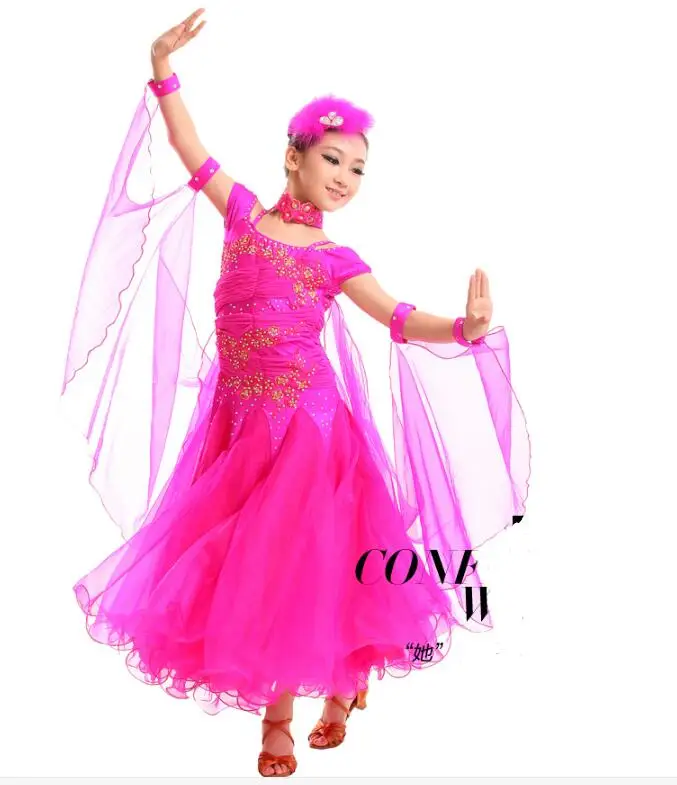 Waltz National standard dance dress Beautiful girl Children Modern dance Ballroom
Waltz National standard dance dress Beautiful girl Children Modern dance Ballroom
