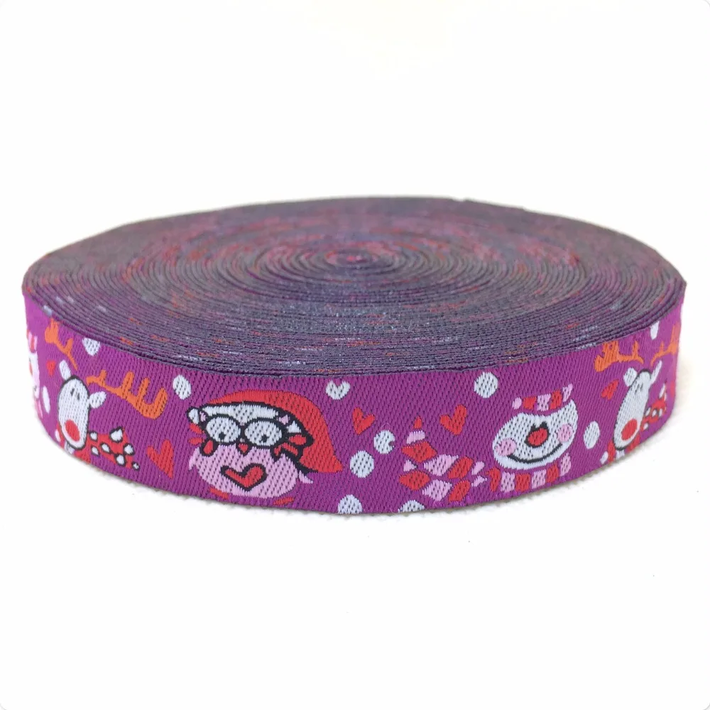 New lace 5/8' 16mm 10yard/set 100% polyester computer jacquard woven ribbon selling with Christmas Santa Claus and deer
New lace 5/8' 16mm 10yard/set 100% polyester computer jacquard woven ribbon selling with Christmas Santa Claus and deer