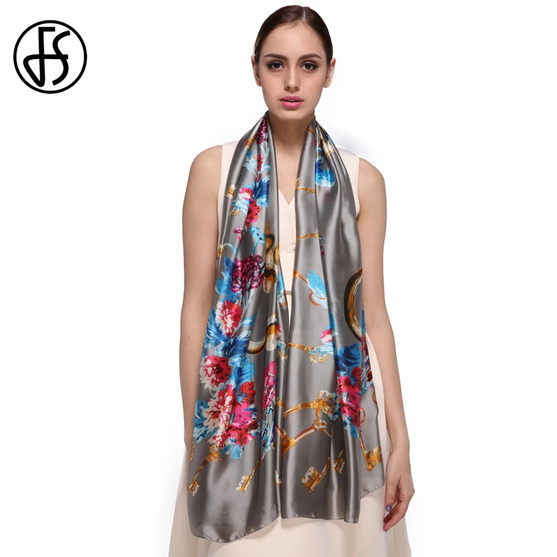 FS Long Soft Silk Women Scarf Luxury Brand Scarves For Ladies Echarpes Hijab Key Floral Print Shawl Wraps Pashmina 2018
FS Long Soft Silk Women Scarf Luxury Brand Scarves For Ladies Echarpes Hijab Key Floral Print Shawl Wraps Pashmina 2018
