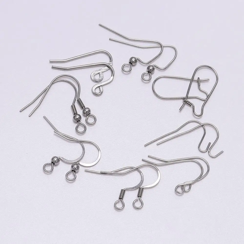 50Pcs/Lot Stainless Steel Not Allergic Earring Wires Earrings Hooks Clasps for DIY Jewelry Making Findings Accessories Supplies
50Pcs/Lot Stainless Steel Not Allergic Earring Wires Earrings Hooks Clasps for DIY Jewelry Making Findings Accessories Supplies
