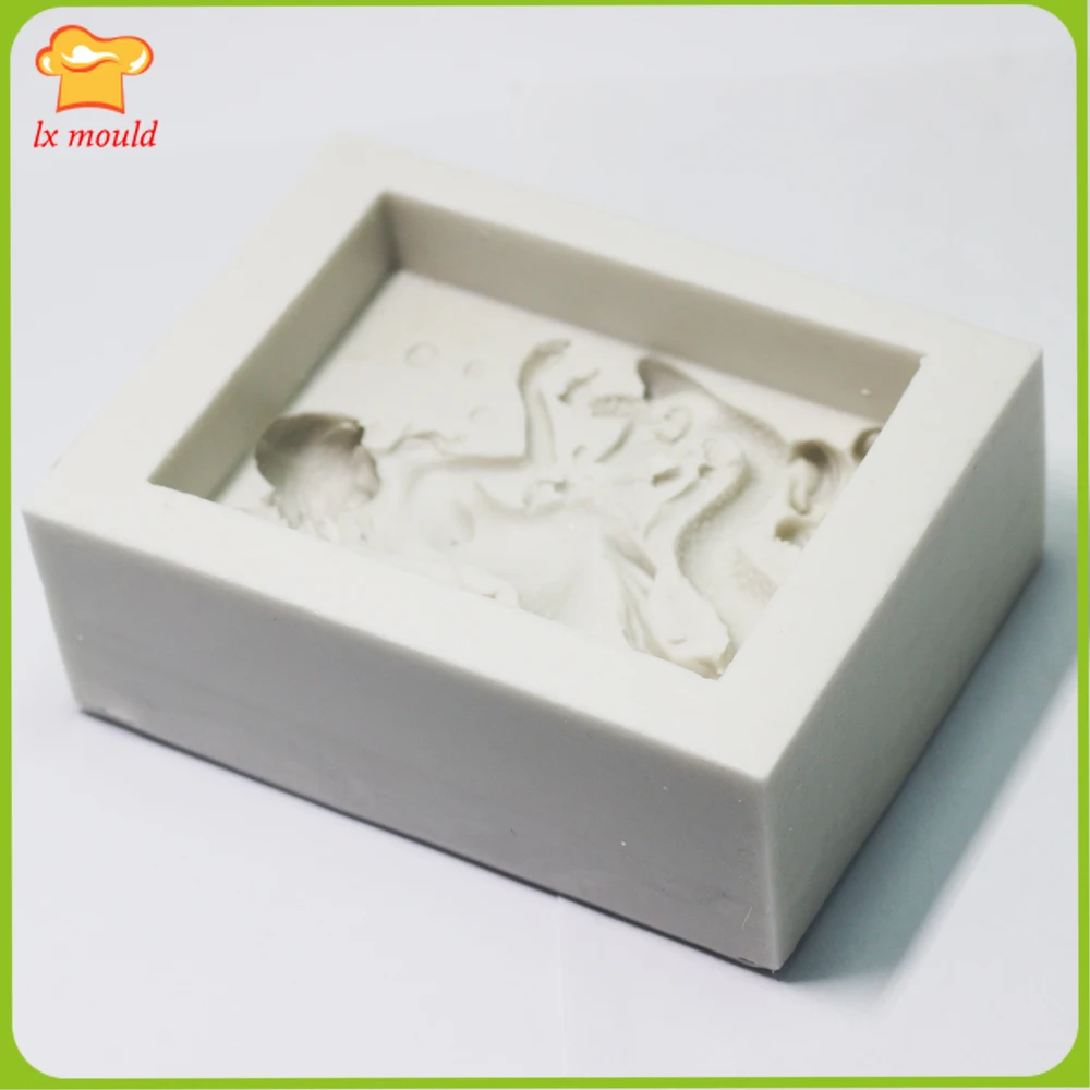 Silicone Polymer Clay Mould Ocean Shell And Hippocampus Two-Dimensional Soap Silicone Mold Mermaid
Silicone Polymer Clay Mould Ocean Shell And Hippocampus Two-Dimensional Soap Silicone Mold Mermaid