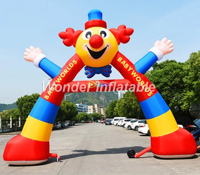 Customized cute inflatable clown balloon arch inflatable joke cartoon model for advertising
Customized cute inflatable clown balloon arch inflatable joke cartoon model for advertising