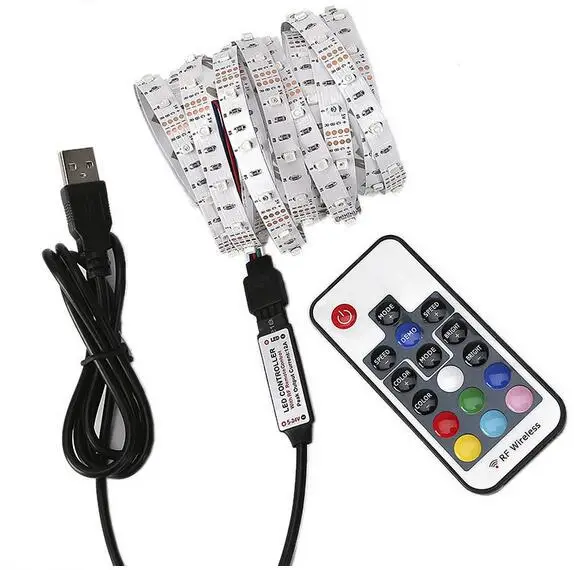 Светодиодная лента 5 в с питанием от USB, светодиодная ленсветильник RGB 2835 3528 SMD HD TV, подсветка экрана настольного ПК, освещение с косысветильни...
Светодиодная лента 5 в с питанием от USB, светодиодная ленсветильник RGB 2835 3528 SMD HD TV, подсветка экрана настольного ПК, освещение с косысветильни...