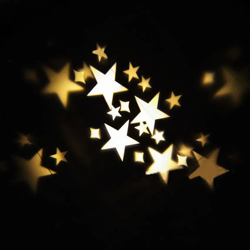 Rotation Warmwhite Stars Shape Projector Lamp Romantic Star Sky Fairy Spotlight for Indoor Outdoor House Garden Yard Decoration
Rotation Warmwhite Stars Shape Projector Lamp Romantic Star Sky Fairy Spotlight for Indoor Outdoor House Garden Yard Decoration