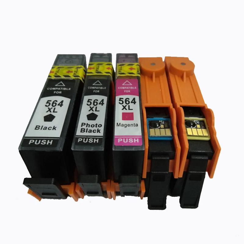 Vilaxh 5pcs For Hp 564 564xl compatible ink cartridge for HP C5383 D5400 B209a 5515 7515 5510 5511 5512 5514
Vilaxh 5pcs For Hp 564 564xl compatible ink cartridge for HP C5383 D5400 B209a 5515 7515 5510 5511 5512 5514
