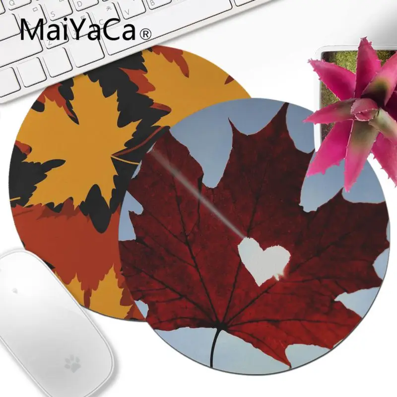 MaiYaCa/Новое поступление, игровые коврики с Кленовым листом, резиновые коврики для мыши, 200x200 мм, 220x220 мм, круглые коврики для мыши
MaiYaCa/Новое поступление, игровые коврики с Кленовым листом, резиновые коврики для мыши, 200x200 мм, 220x220 мм, круглые коврики для мыши