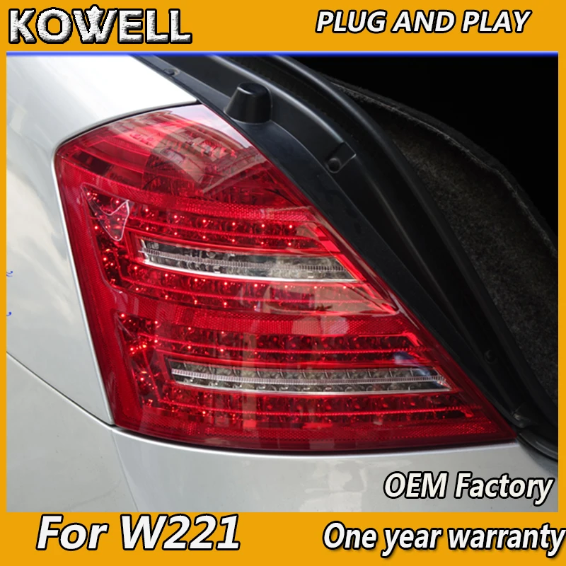 KOWELL Car Styling for Mercedes-Benz W221 2006-2013 LED taillight lamp for S300 S320 S350 S400 S600 led rear lamp led taillight
KOWELL Car Styling for Mercedes-Benz W221 2006-2013 LED taillight lamp for S300 S320 S350 S400 S600 led rear lamp led taillight
