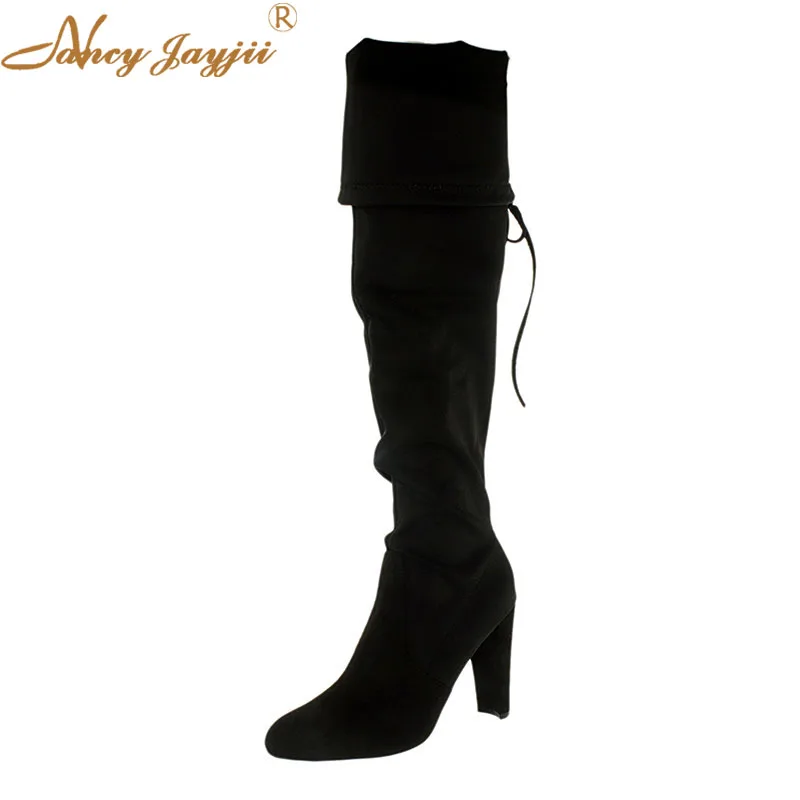 Nancyjayjii Black Flock Sexy Over The Knee Boots 2021 Autumn Winter Women’S Mature Super High Chunky Heels Ladies Slip On Shoes
Nancyjayjii Black Flock Sexy Over The Knee Boots 2021 Autumn Winter Women’S Mature Super High Chunky Heels Ladies Slip On Shoes