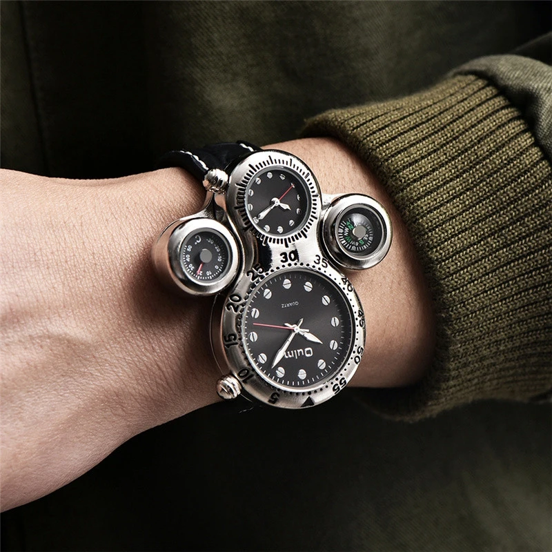 Oulm HP1149 Octopus Design Men's Watches Compass and Temperature Measurement for Decoration Unique Male Sport Quartz Watch
Oulm HP1149 Octopus Design Men's Watches Compass and Temperature Measurement for Decoration Unique Male Sport Quartz Watch