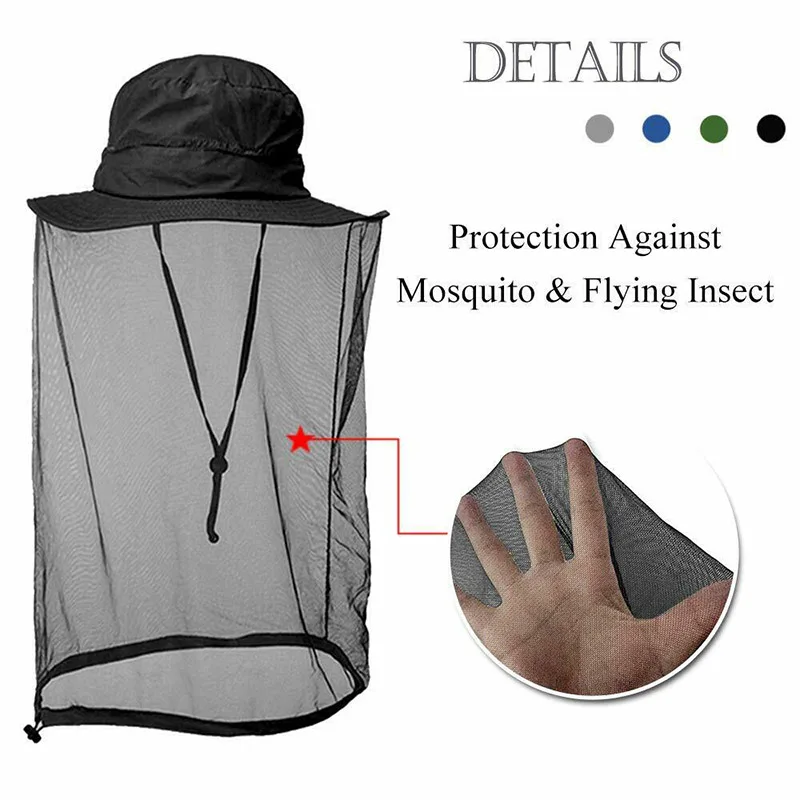 Summer Mesh Hat Mosquito Bugs Protective Breathable Net Cap for Hiking Fishing MC889
Summer Mesh Hat Mosquito Bugs Protective Breathable Net Cap for Hiking Fishing MC889