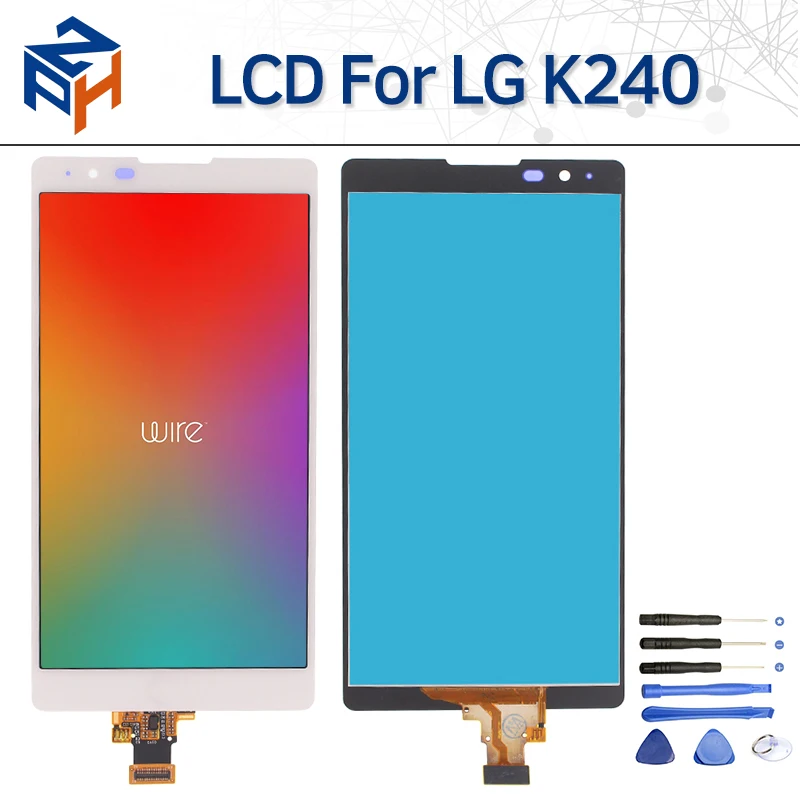 AMOLED ЖК дисплей для LG X Макс K240 K6 K240H K240F MK6M X5 Сенсорный экран Дисплей Замена тяга Lg
