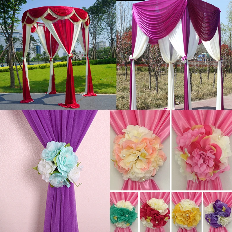 Wedding gauze curtain cloth curtain Flower Clip background for wedding backdrop decoration wedding backdrop flower holder clamps
Wedding gauze curtain cloth curtain Flower Clip background for wedding backdrop decoration wedding backdrop flower holder clamps