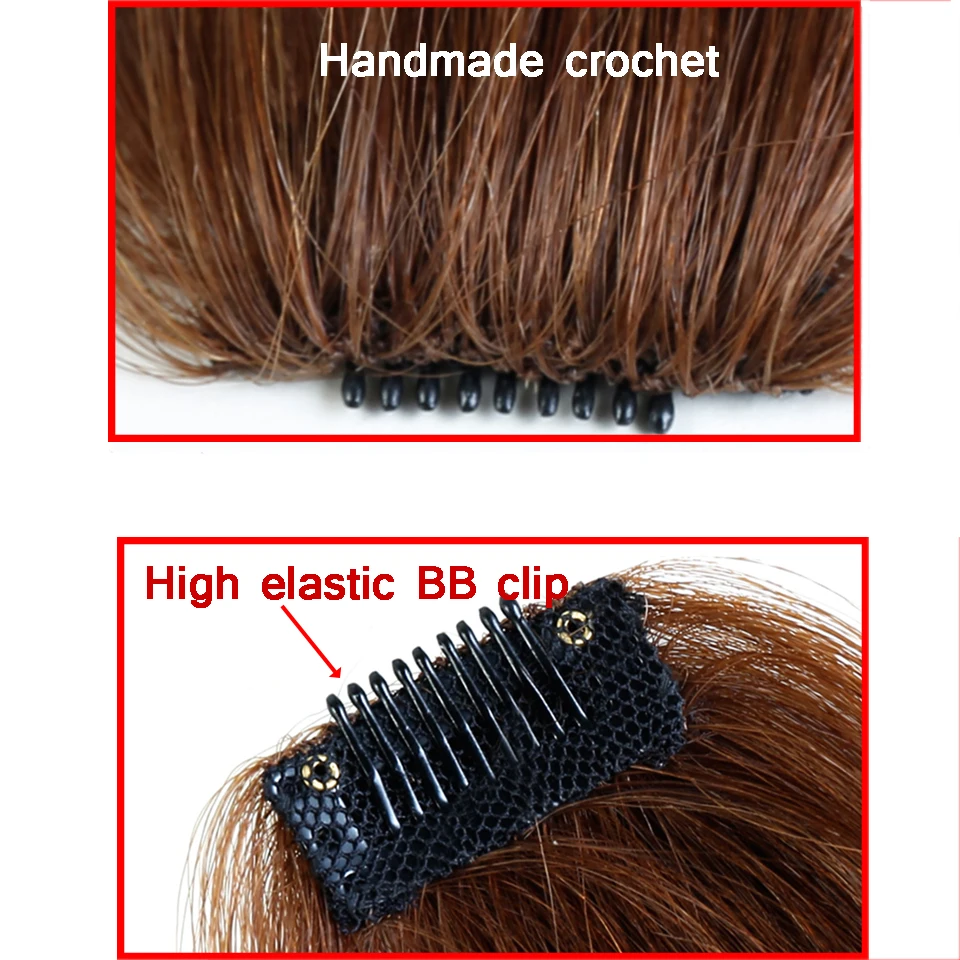 MEIFAN 25-30CM Natural Invisible False Hair Extensions Clip in the Front Side Bangs for Woman with Fake Fringe Hairpiece Bangs
MEIFAN 25-30CM Natural Invisible False Hair Extensions Clip in the Front Side Bangs for Woman with Fake Fringe Hairpiece Bangs