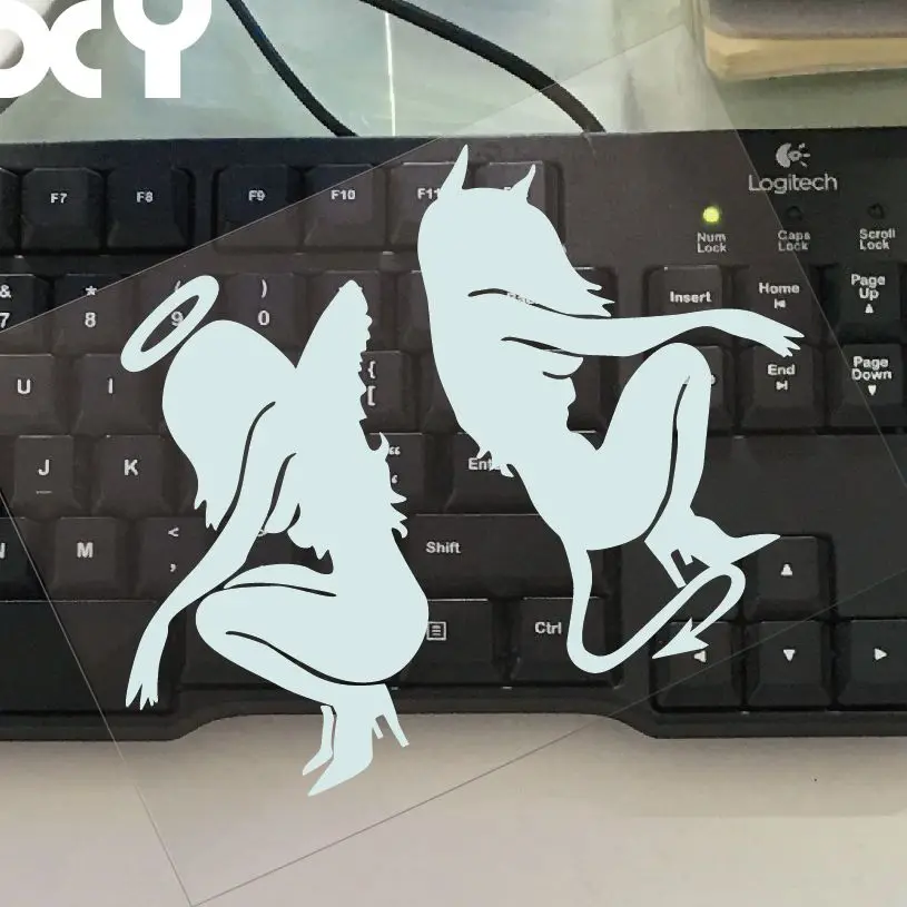 Забавная светоотражающая лента Angel Demon, водонепроницаемые автомобильные наклейки и наклейки
Забавная светоотражающая лента Angel Demon, водонепроницаемые автомобильные наклейки и наклейки