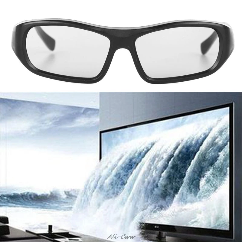 1 шт. Пассивные 3D очки черные RD3 круговые поляризационные для просмотра кино паба