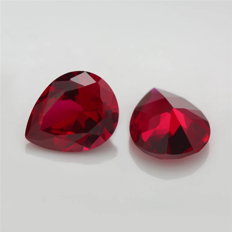 Size 3x5mm~13x18mm Pear Shape Synthetic Corundum Gems For Jewelry Making 5# 3# 8#
Size 3x5mm~13x18mm Pear Shape Synthetic Corundum Gems For Jewelry Making 5# 3# 8#
